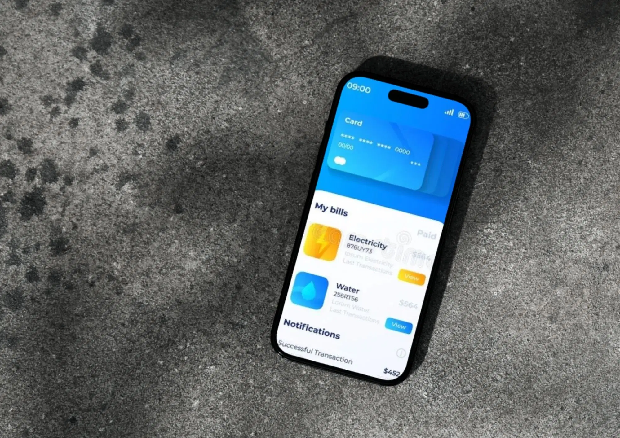 E-Wallet App project screenshot