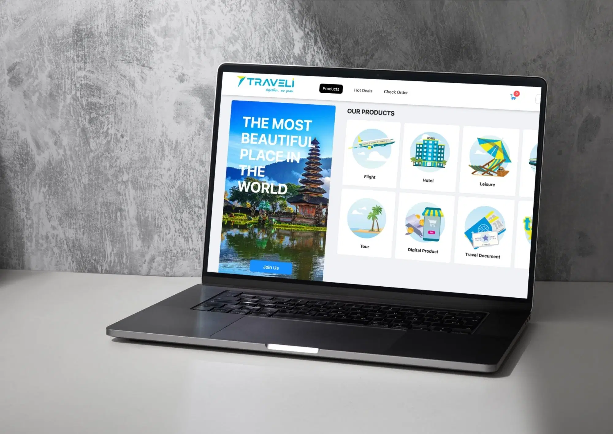 Travel Agency project screenshot